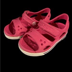 CROCS Kids Bright Pink Sandals
